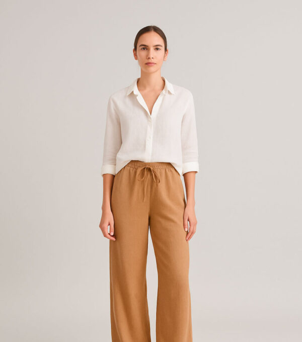 Cotton Mid-length Shirt
